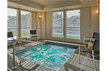 Indoor pool and spa